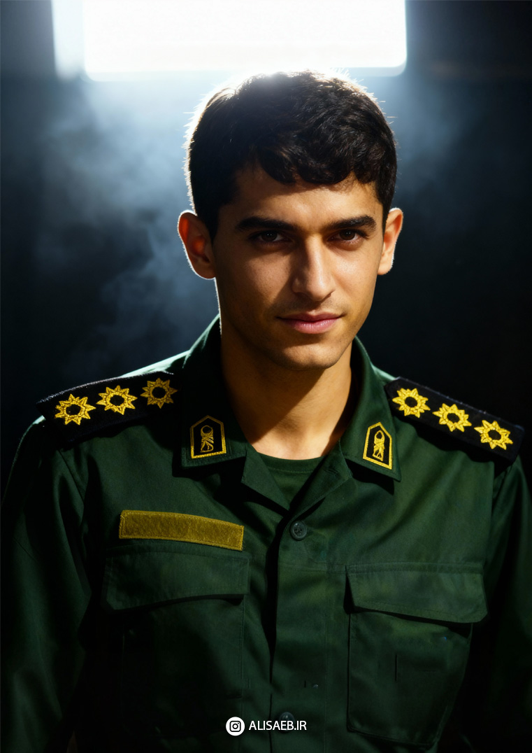 تصویرسازی شهید مدافع حرم عباس دانشگر